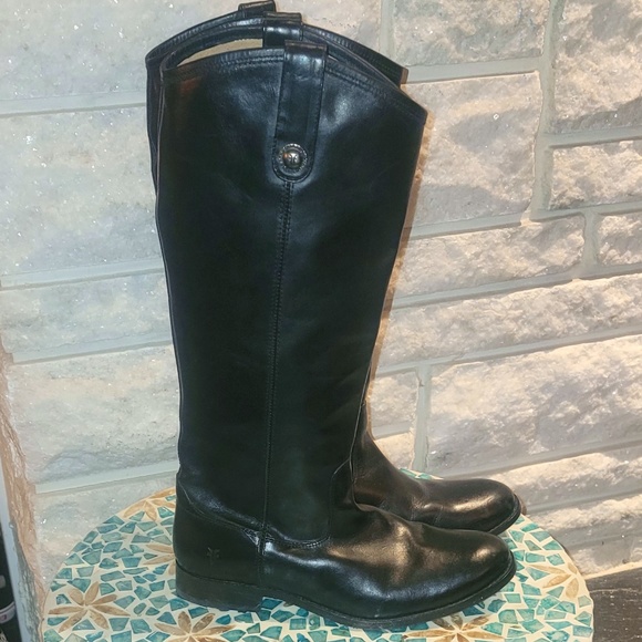 Frye Shoes - FRYE Melissa Black Boot
